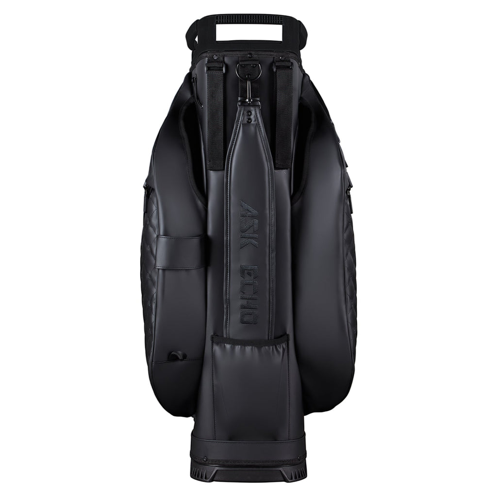 Ask Echo 2024 SLC-130LE Luxury 15 Way Full Length Dividers Golf Soundless Synthetic Leather Cart Bag