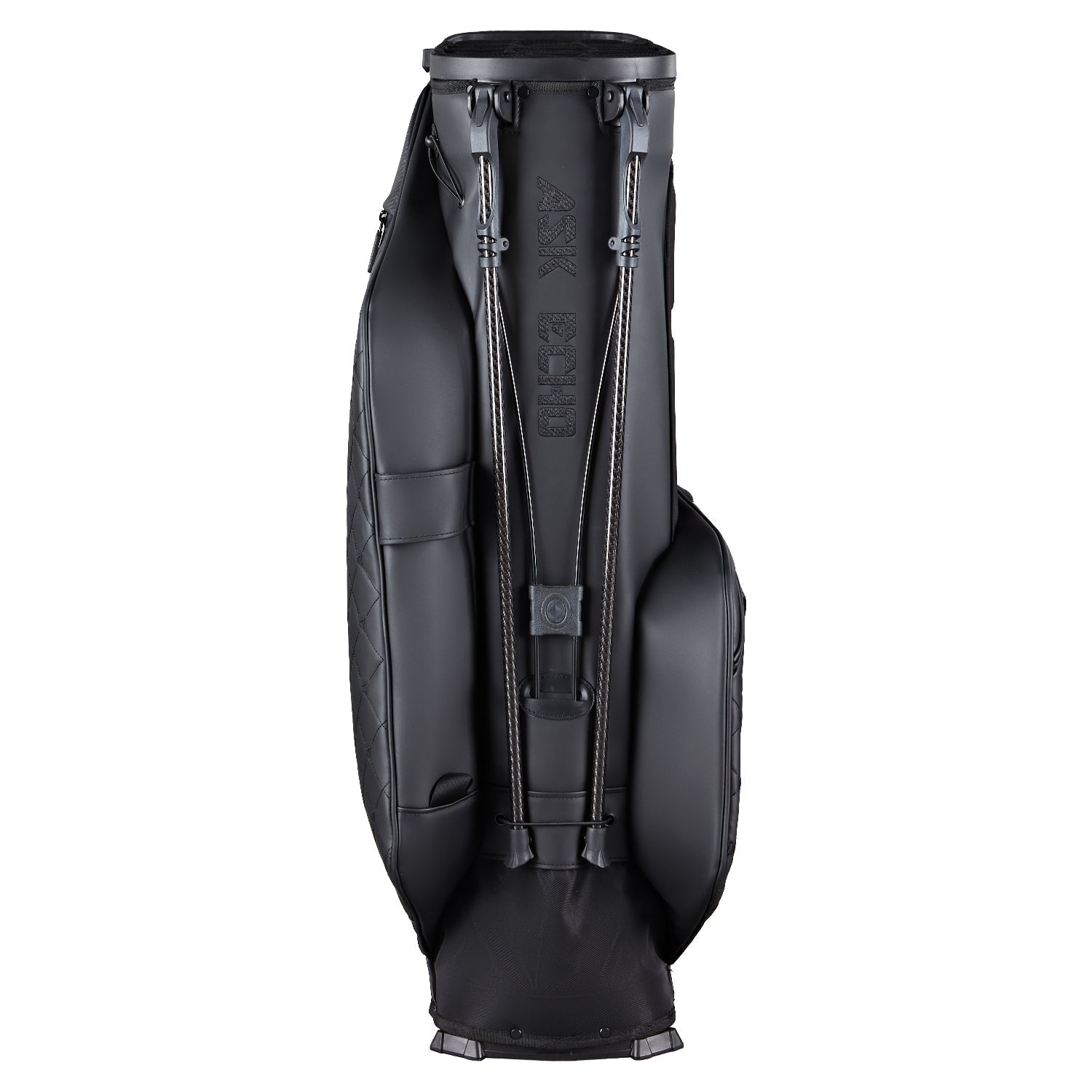 Ask Echo 2025 Prestige-14 Way Full Length Hybrid Leather Stand Bag / Black