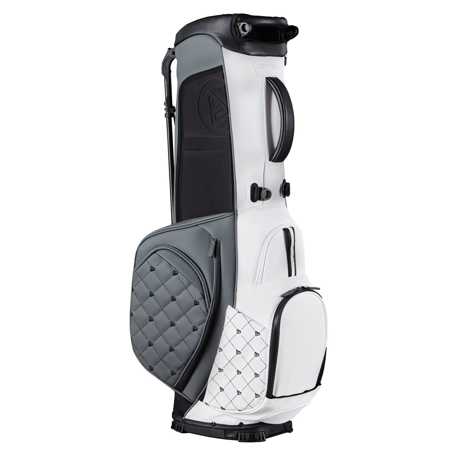 Ask Echo 2025 Prestige-5 Way Compact Leather Leather Stand Bag / Grey