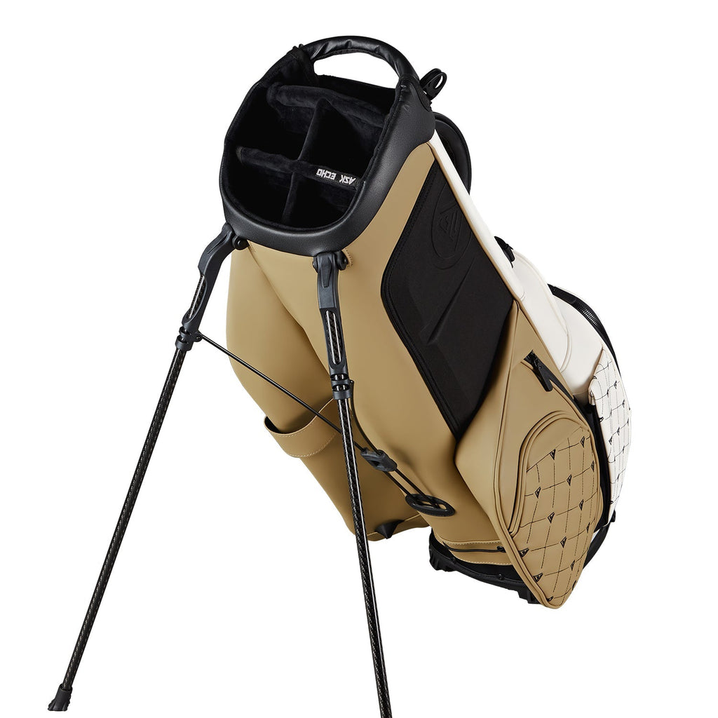 Ask Echo 2025 Prestige-5 Way Compact Leather Leather Stand Bag / Toasted Almond