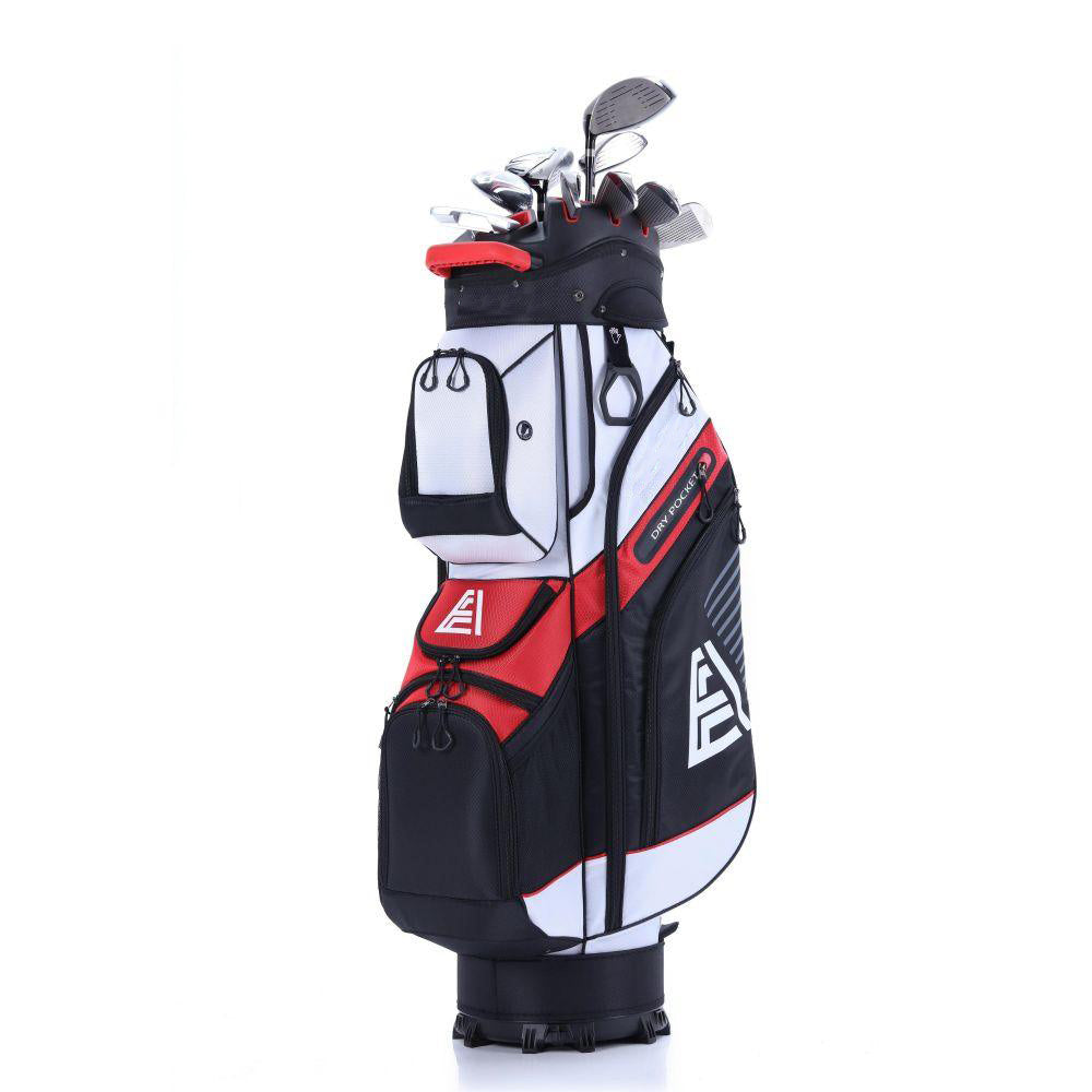 ASK ECHO T-LOCK 14 Way Organizer Dividers Golf Soundless Cart Bag / White