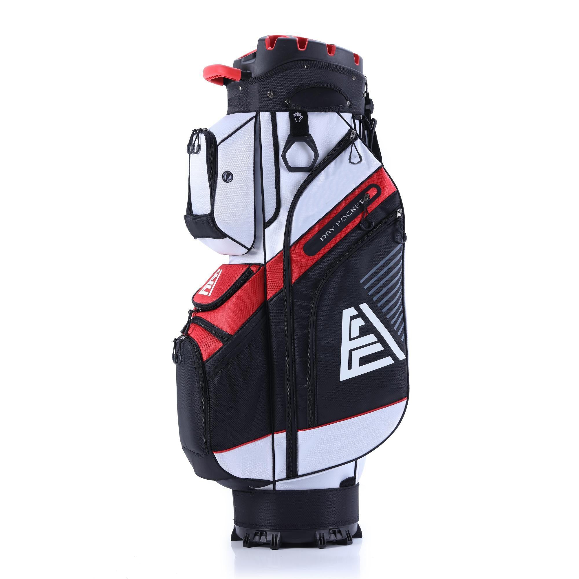 ASK ECHO T-LOCK 14 Way Organizer Dividers Golf Soundless Cart Bag / White