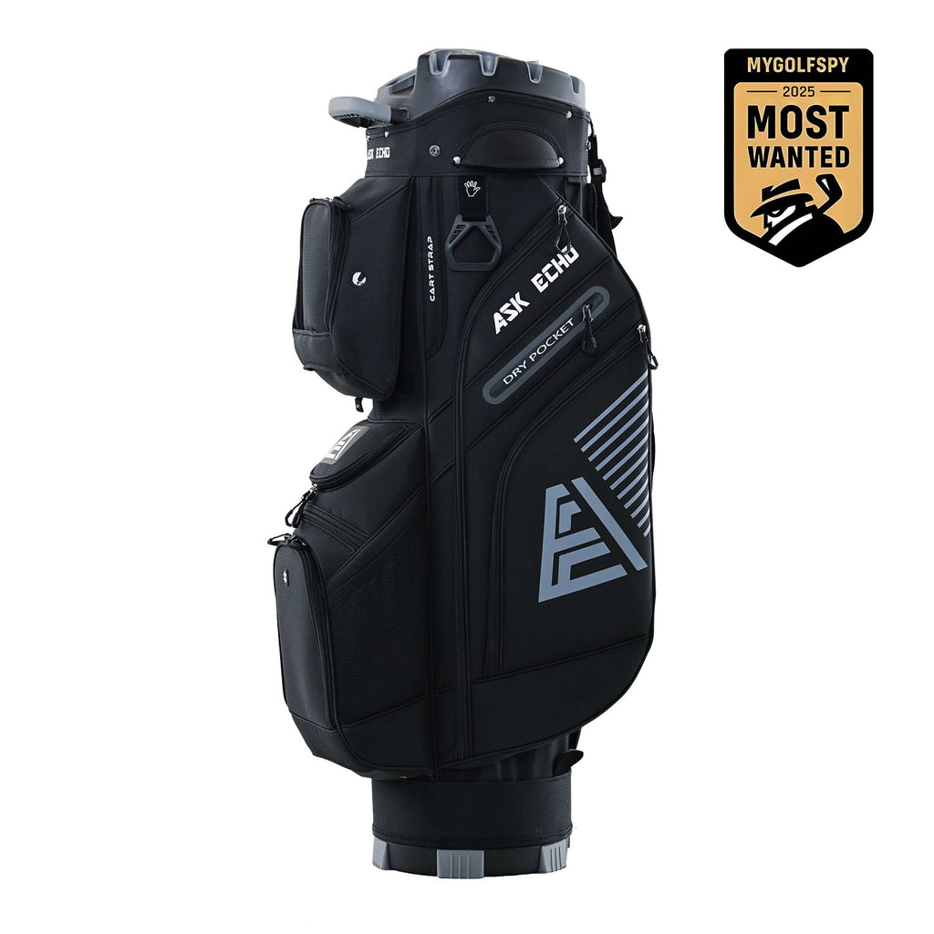 Ask Echo 2024 T-LOCK 14 Way Organizer Dividers Golf Soundless Cart Bag / Black
