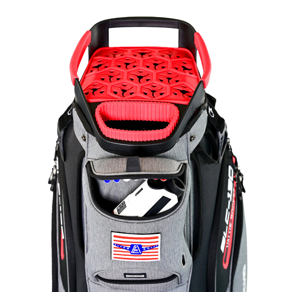 Ask Echo 2024 SLC-130 15 Way Full Length Dividers Golf Soundless Cart Bag / Grey